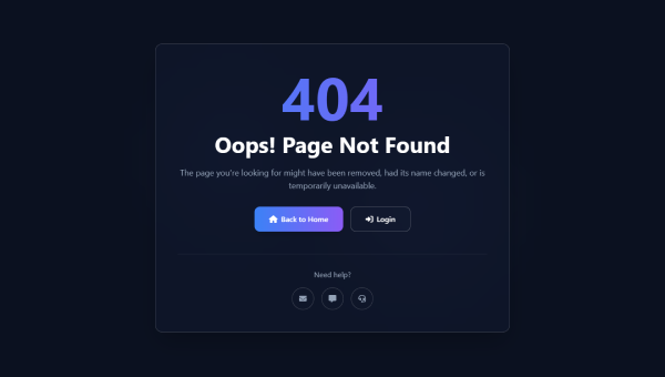 404 Page
